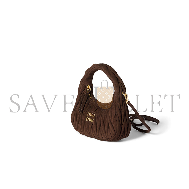 M1v M1v wander matelassÉ suede bag 5bc125 (20*17*6cm)